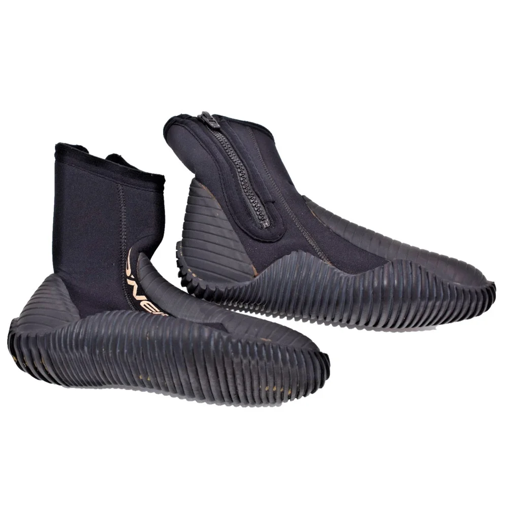 O'NEILL Wetsuit Boots Water Shoes Scuba Divers Diving Round Toe Black Mens Sz 5